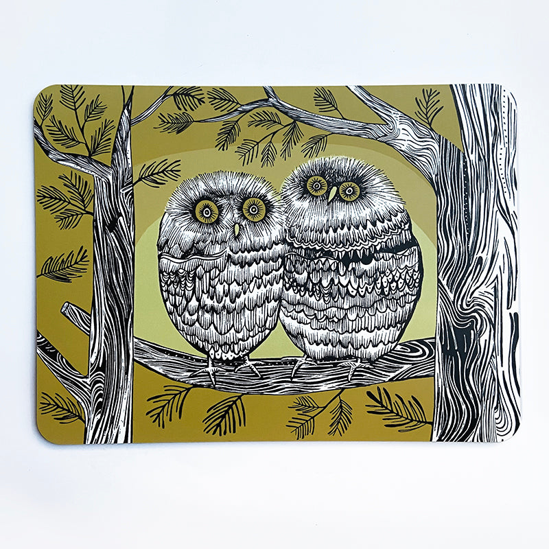 Baby Owl large table mat Baby Owl large table mat