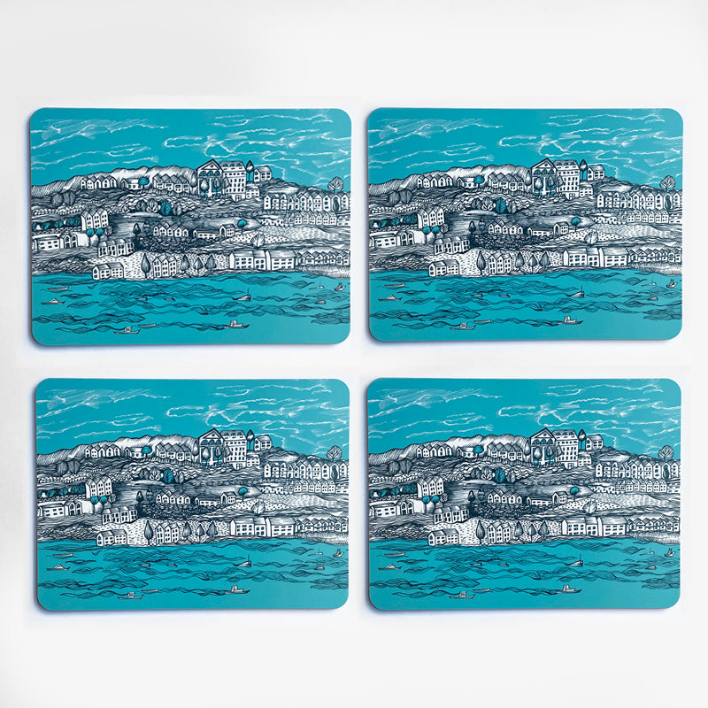 Set of 4 Coast Table Mats Set of 4 Coast Table Mats