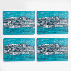 Set of 4 Coast Table Mats