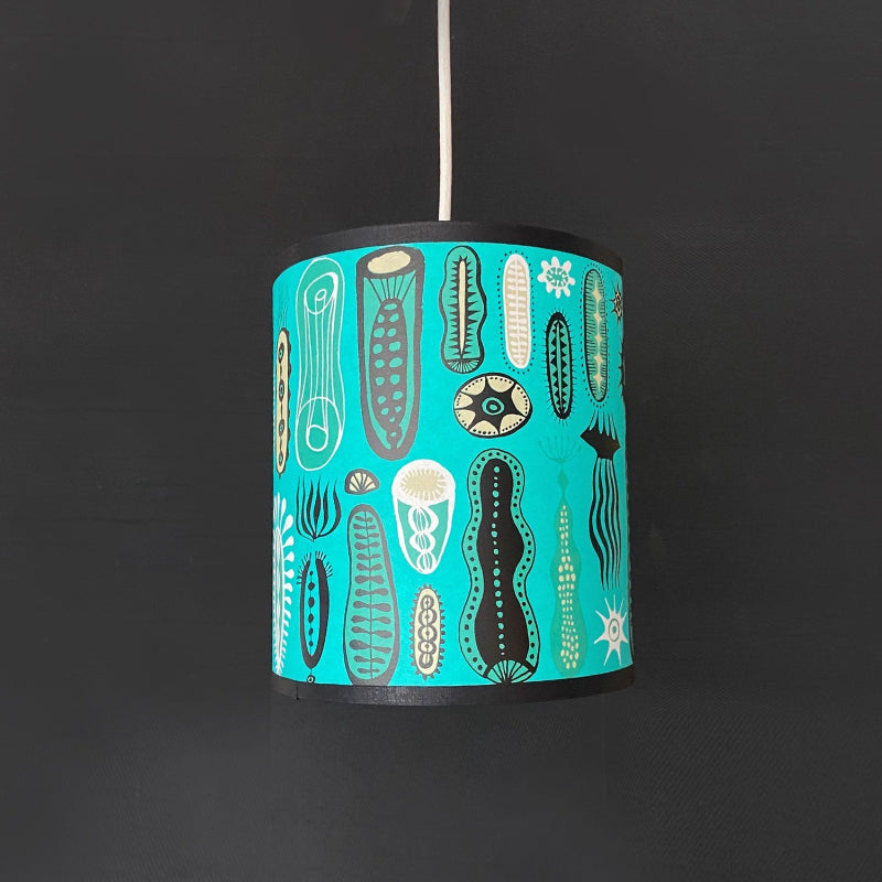 Plankton lampshade turquoise SECOND pendant or lamp Plankton lampshade turquoise SECOND pendant or lamp