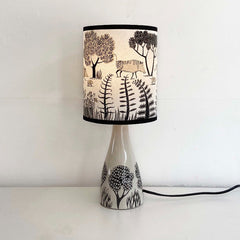 Lush designs lamp with wild boar print