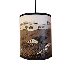 Landscape Lampshade - Taupe
