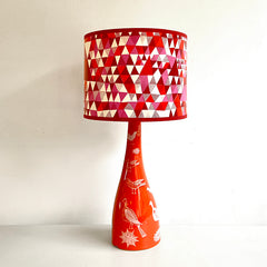 Triangle Lampshade Red