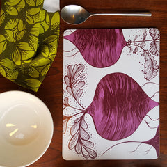 Lush Designs Beetroot table mat