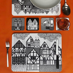 Tudor (rainy day) large table mat