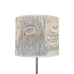 Baby Owl Lampshade - cream/grey