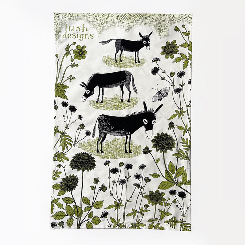 Donkey Tea Towel Lush Designs Donkey print tea towel