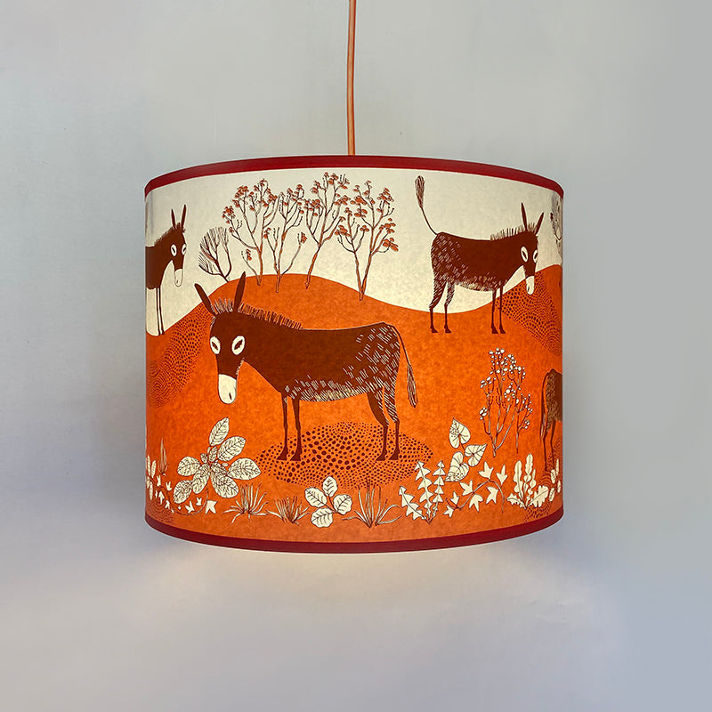 Donkey Lampshade - Terracotta Donkey Lampshade - Terracotta