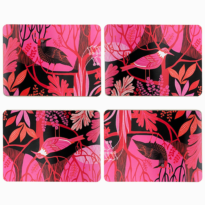 Set of 4 Dawn Chorus Table Mats Set of 4 Dawn Chorus Table Mats