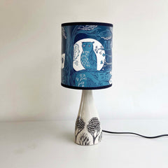 Owl Lampshade - Blue