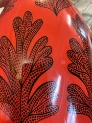Polly Lamp Base - Vermillion SECOND