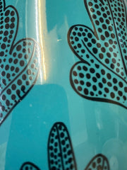Polly Lamp Base - Teal SECOND 1