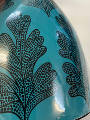 Polly Lamp Base - Teal SECOND 1