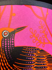 Dawn Chorus Lampshade Pink SECOND (lamp)1