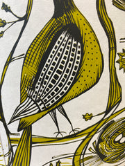 Game Bird Lampshade Mustard SECOND Pendant