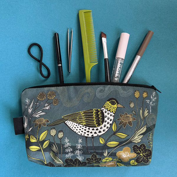 Bird Zipped Pouch