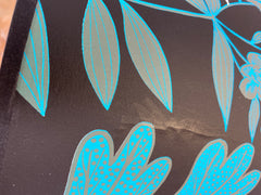 Large Dawn Chorus Lampshade Blue SECOND (lamp)