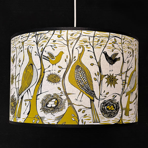 Game Bird Lampshade (chartreuse) SECOND