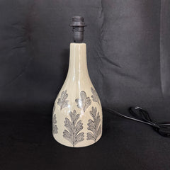 cream ceramic lamp base
