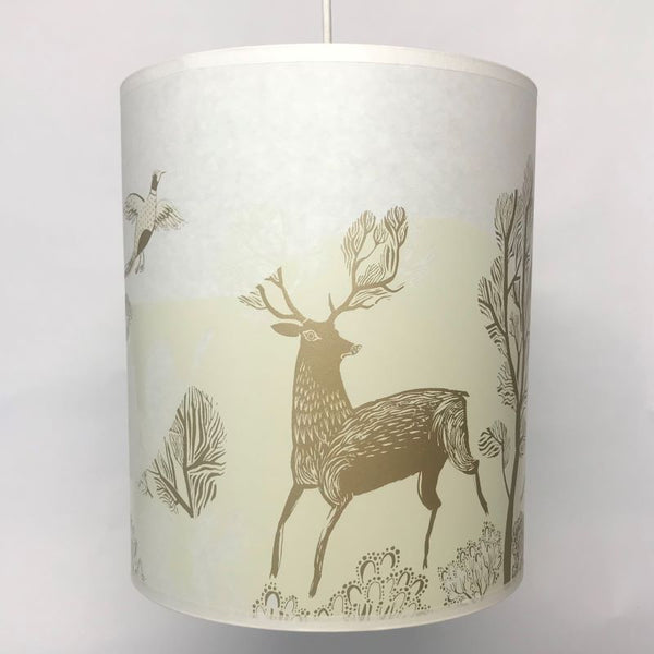 Stag Lampshade - Gold