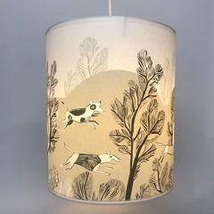 Stag Lampshade - Gold