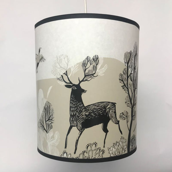 Stag Lampshade - Taupe