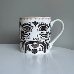 Fancy Handle Moustache mug