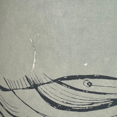 Grey Owl Lampshade SECOND Lamp