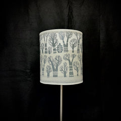 Winter Trees Lampshade Regular grey SECOND (lamp)