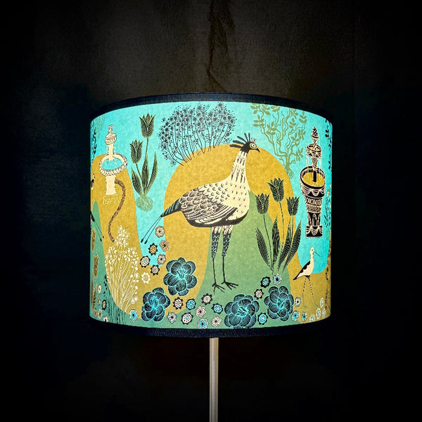 Fountains Lampshade Turquoise Second 1