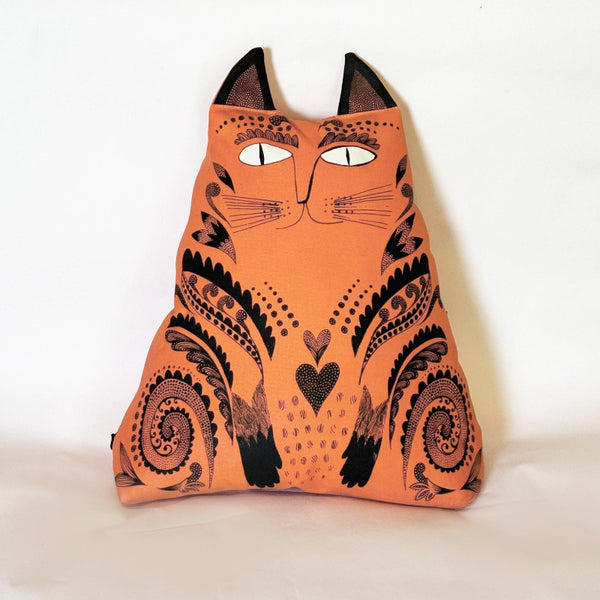 Kitty Cushion (papaya)
