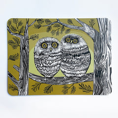 Baby Owl large table mat