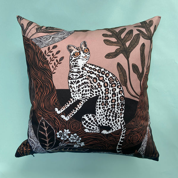 Ocelot cushion