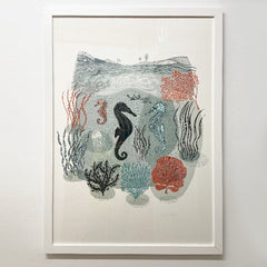 Coastal Seahorse A1 Giclée Print