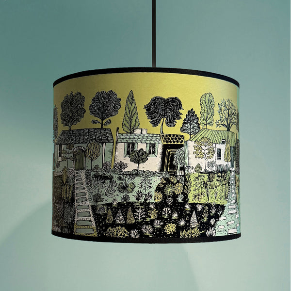 Bungalow Lampshade - Green