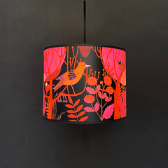 Dawn Chorus Lampshade - Pink