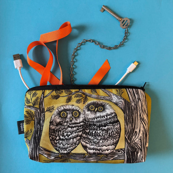 Baby Owl Zipped Pouch