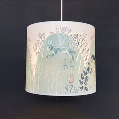 Rabbit lampshade blue SECOND pendant