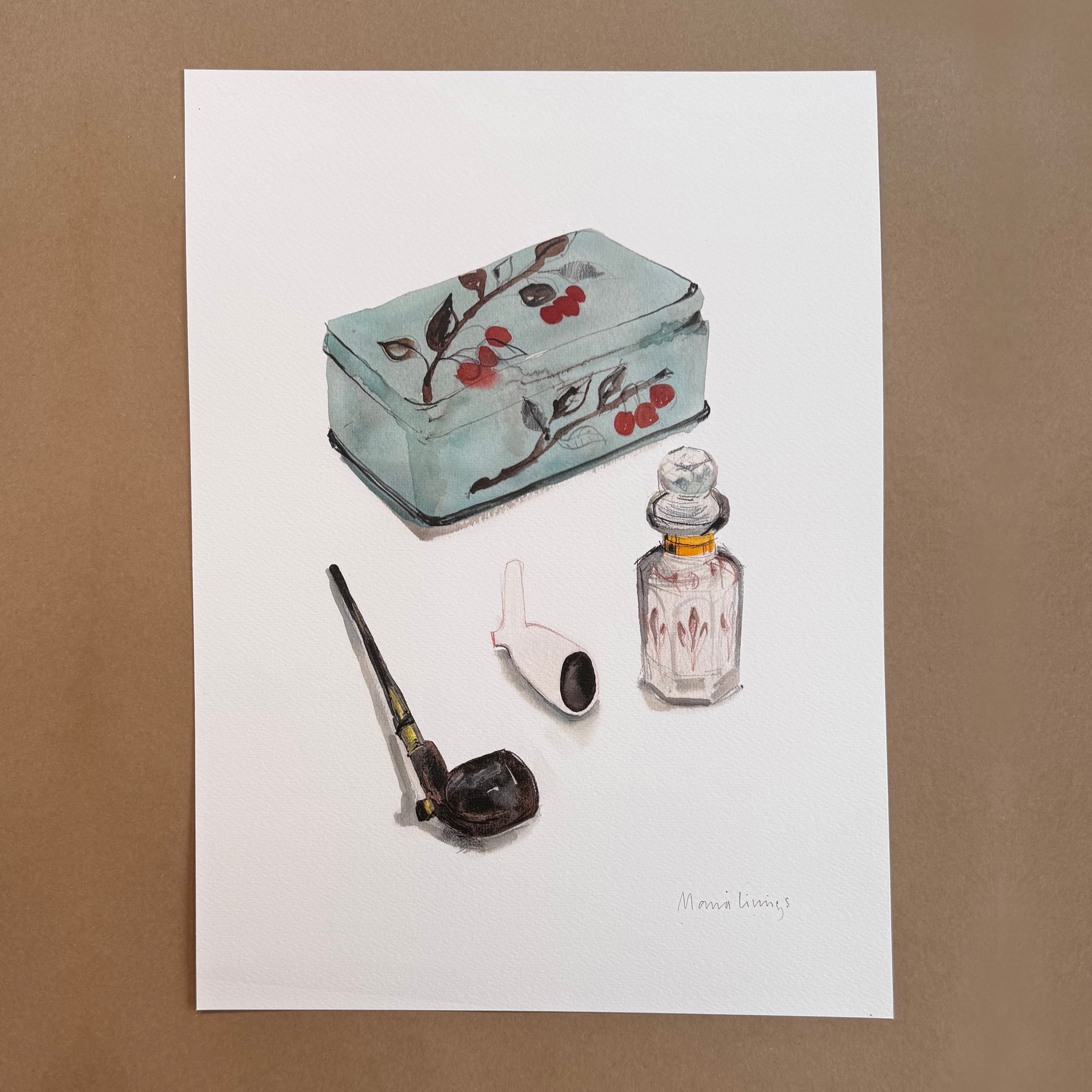 Still Life with Pipes print
