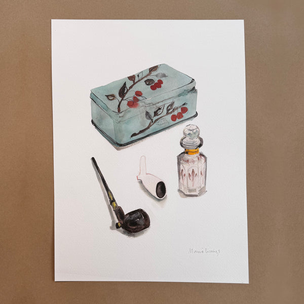 Still Life with Pipes print