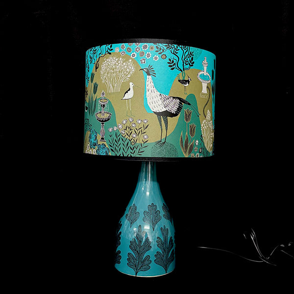 Polly Lamp Base - Teal SECOND