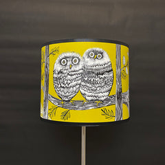 Baby Owl Lampshade Mustard SECOND (lamp)