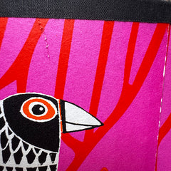Large Dawn Chorus Lampshade Pink SECOND (lamp)