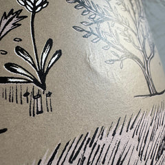 Hedgehog Lampshade BROWN Second (pendant)