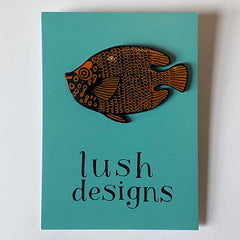Fish Pin Badge