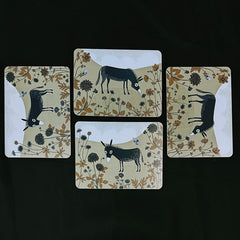 Set of 4 Donkey Table Mats