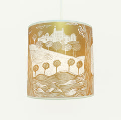 Owl Lampshade - Gold