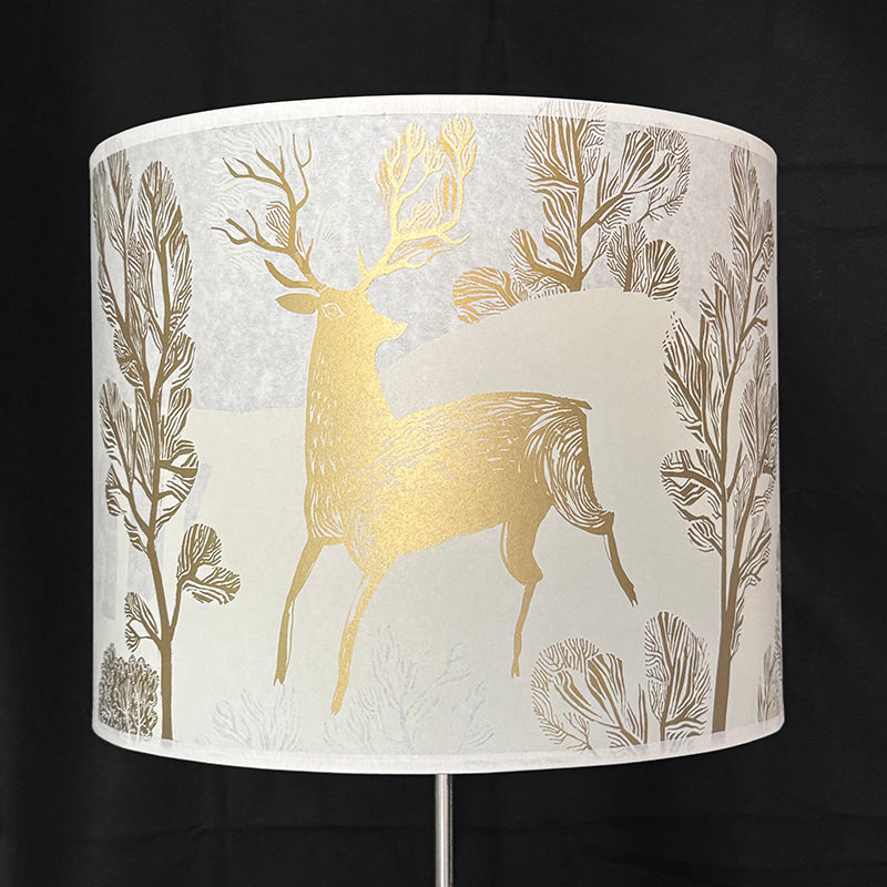 Large gold Stag lampshade SECOND lamp