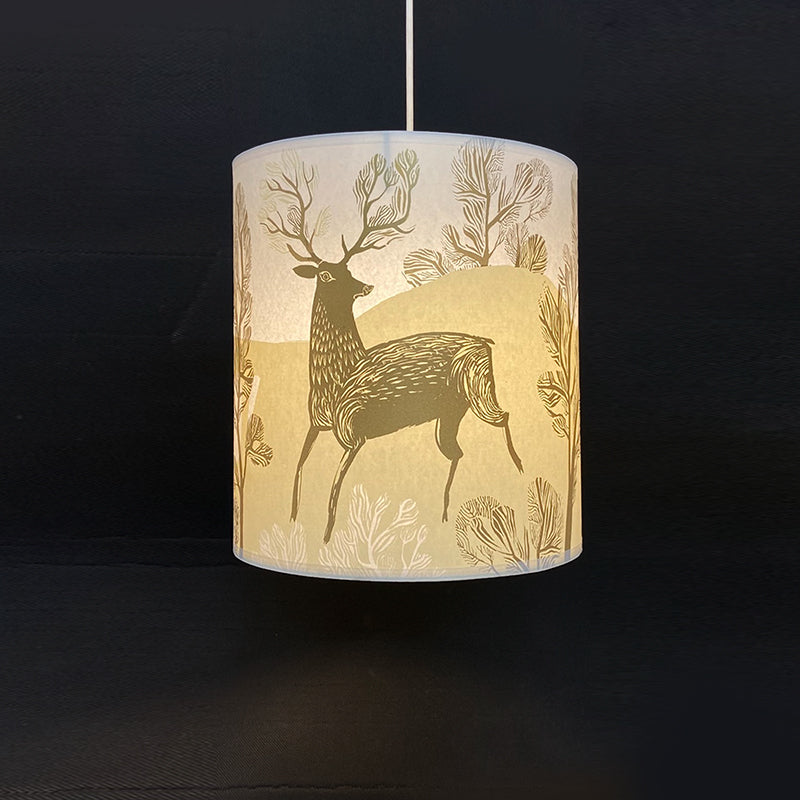Stag Lampshade Gold SECOND (pendant)