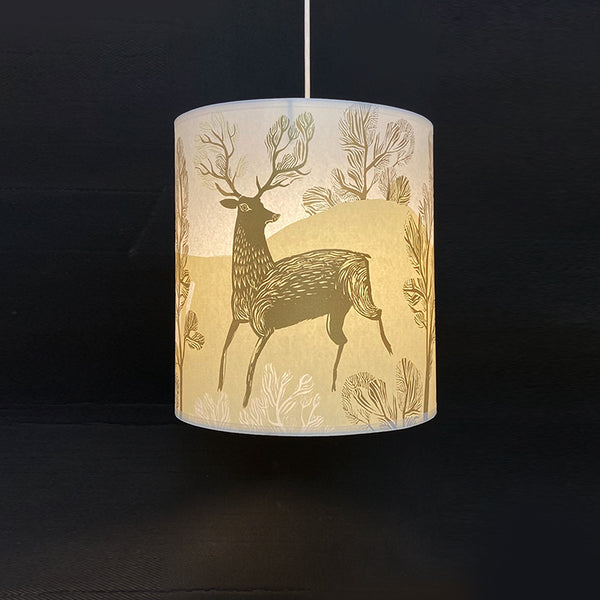 Stag Lampshade Gold SECOND (pendant)